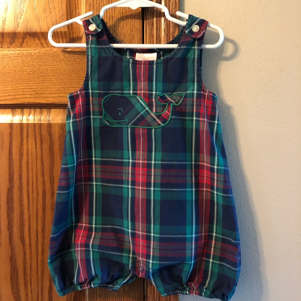 Vineyard Vines plaid romper